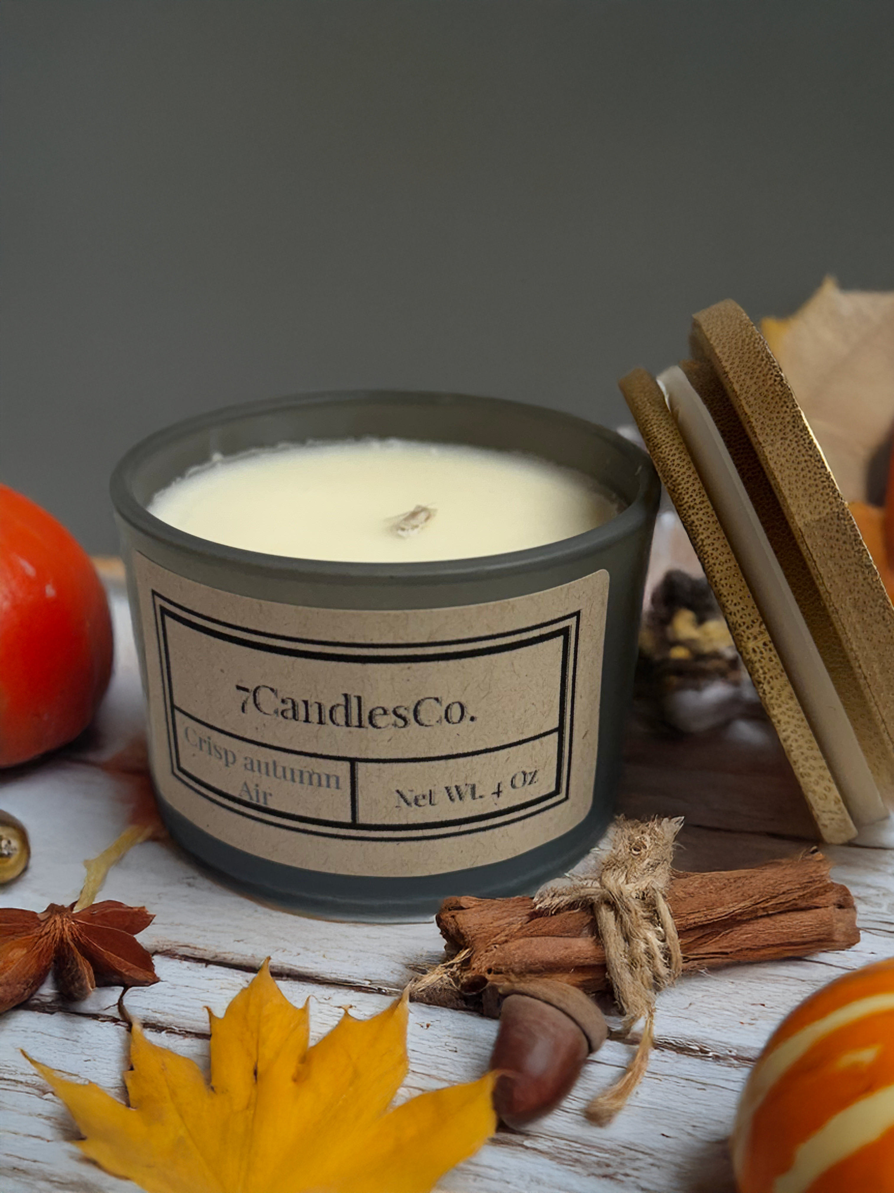 Crisp Autumn Air - 4oz Soy Wax Candle