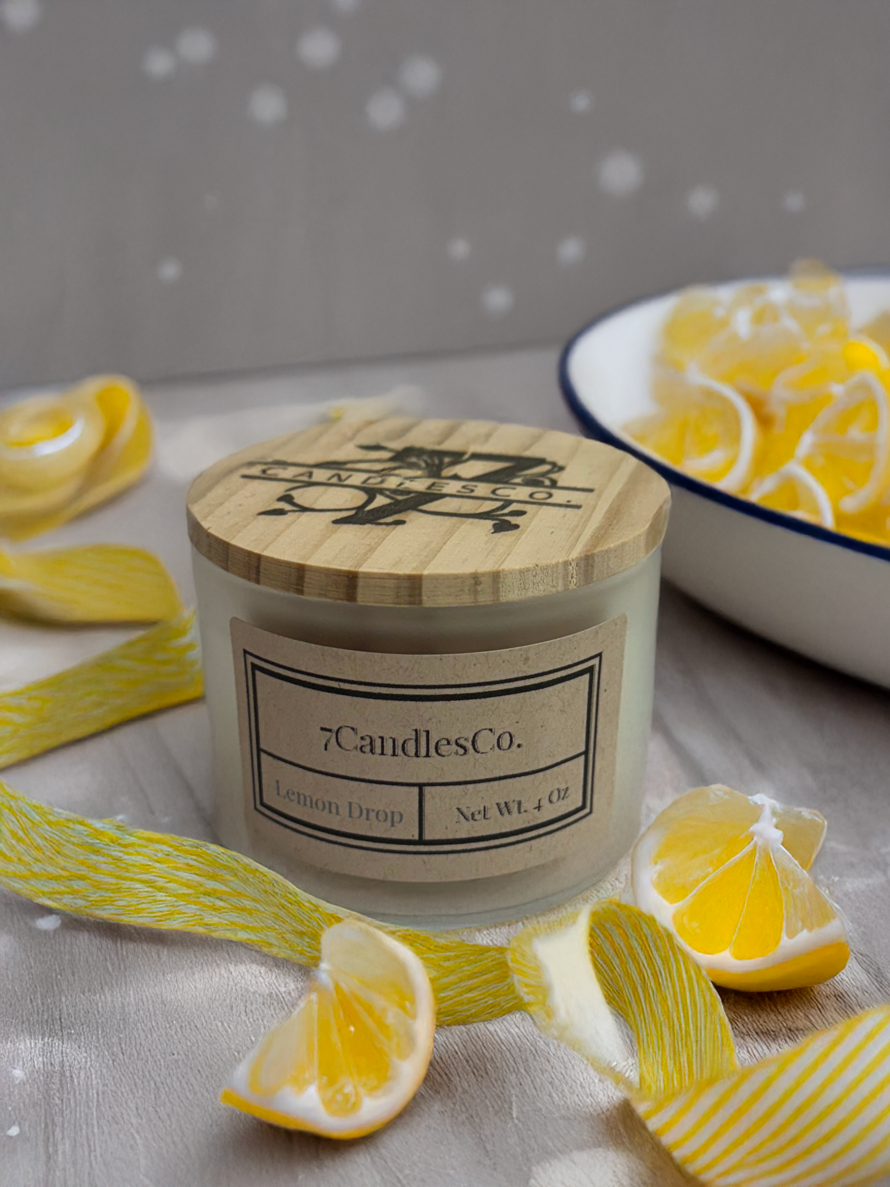 Lemon Drop - 4oz Soy Wax Candle