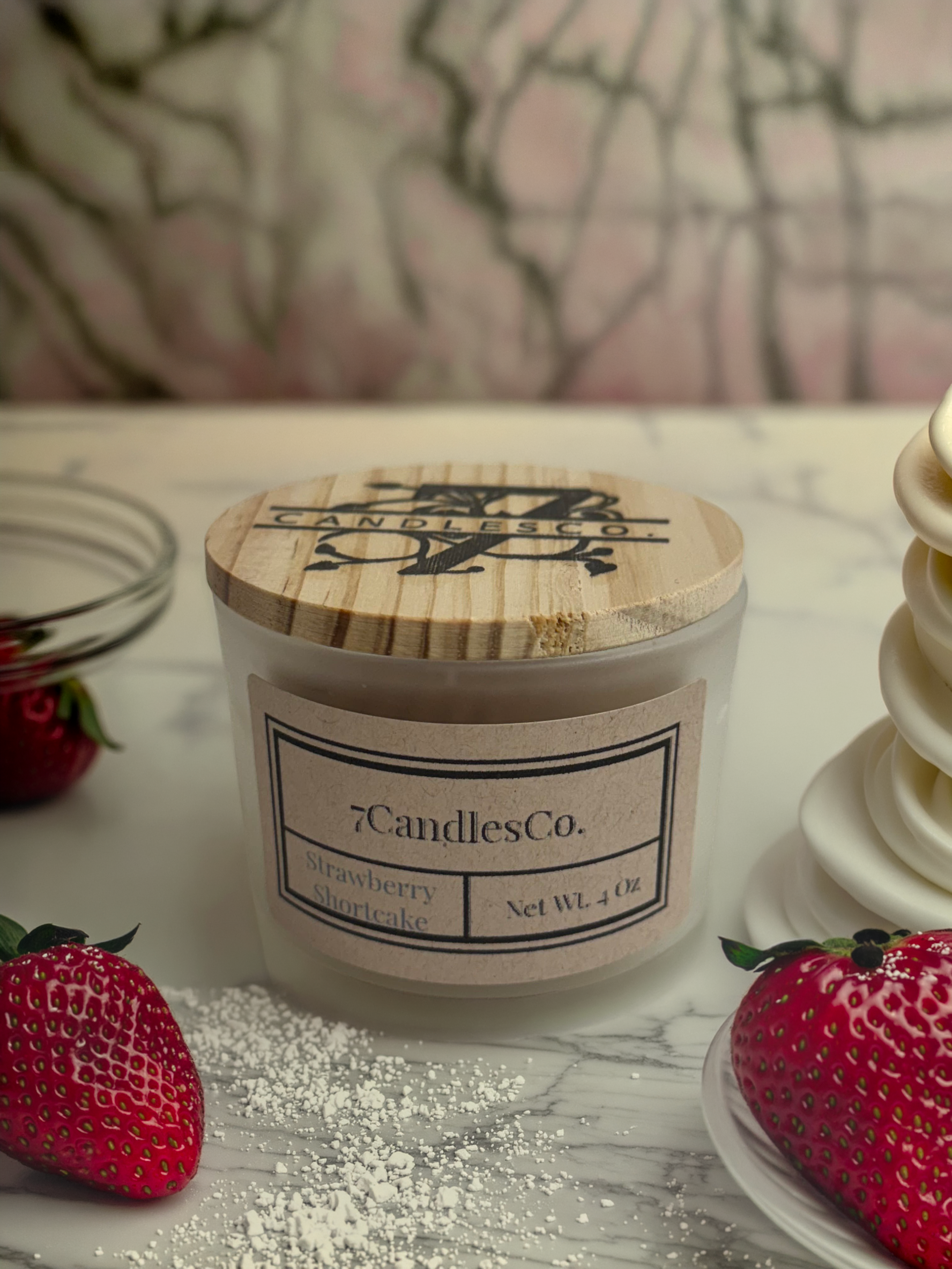 Strawberry Shortcake - 4oz Soy Wax Candle