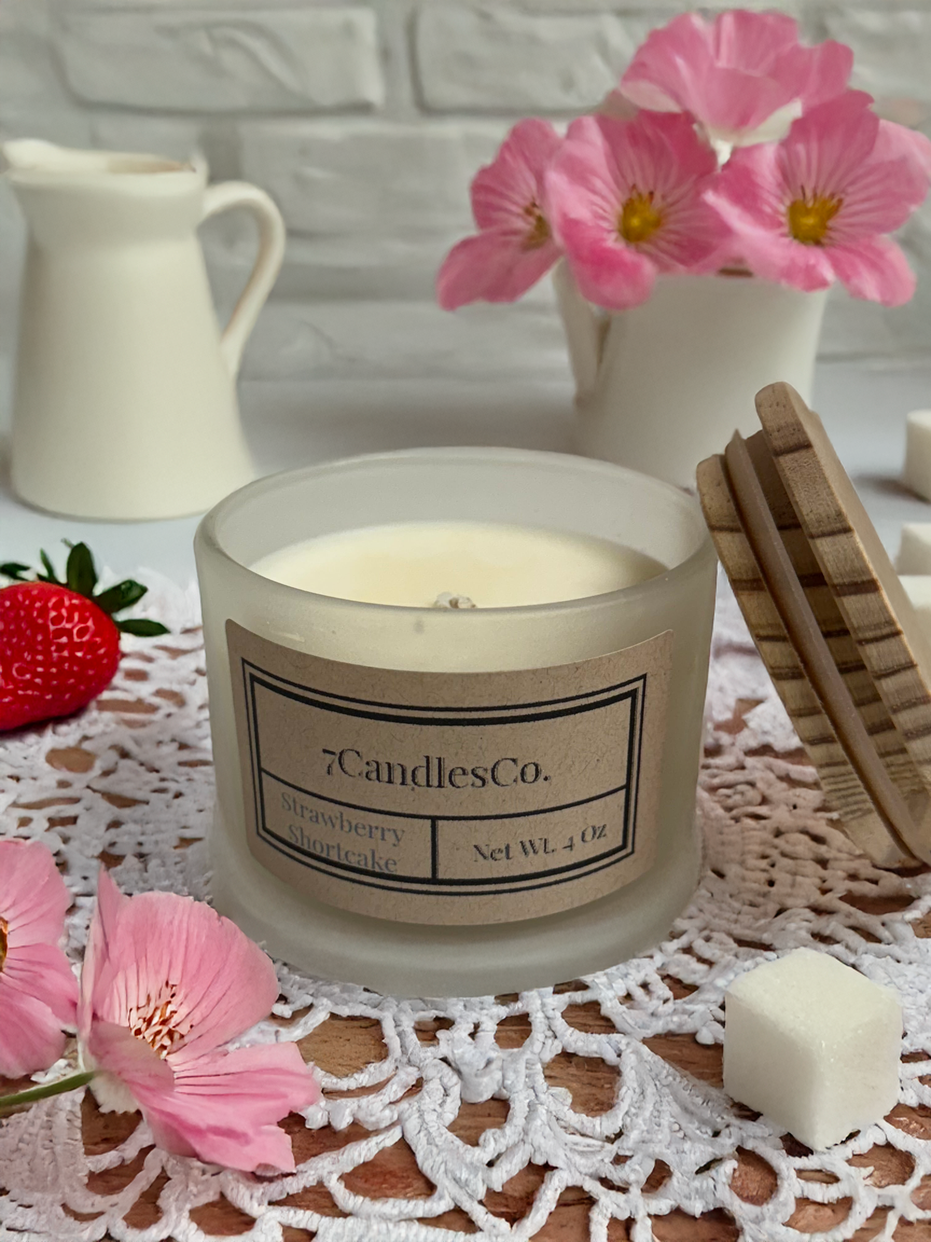 Strawberry Shortcake - 4oz Soy Wax Candle