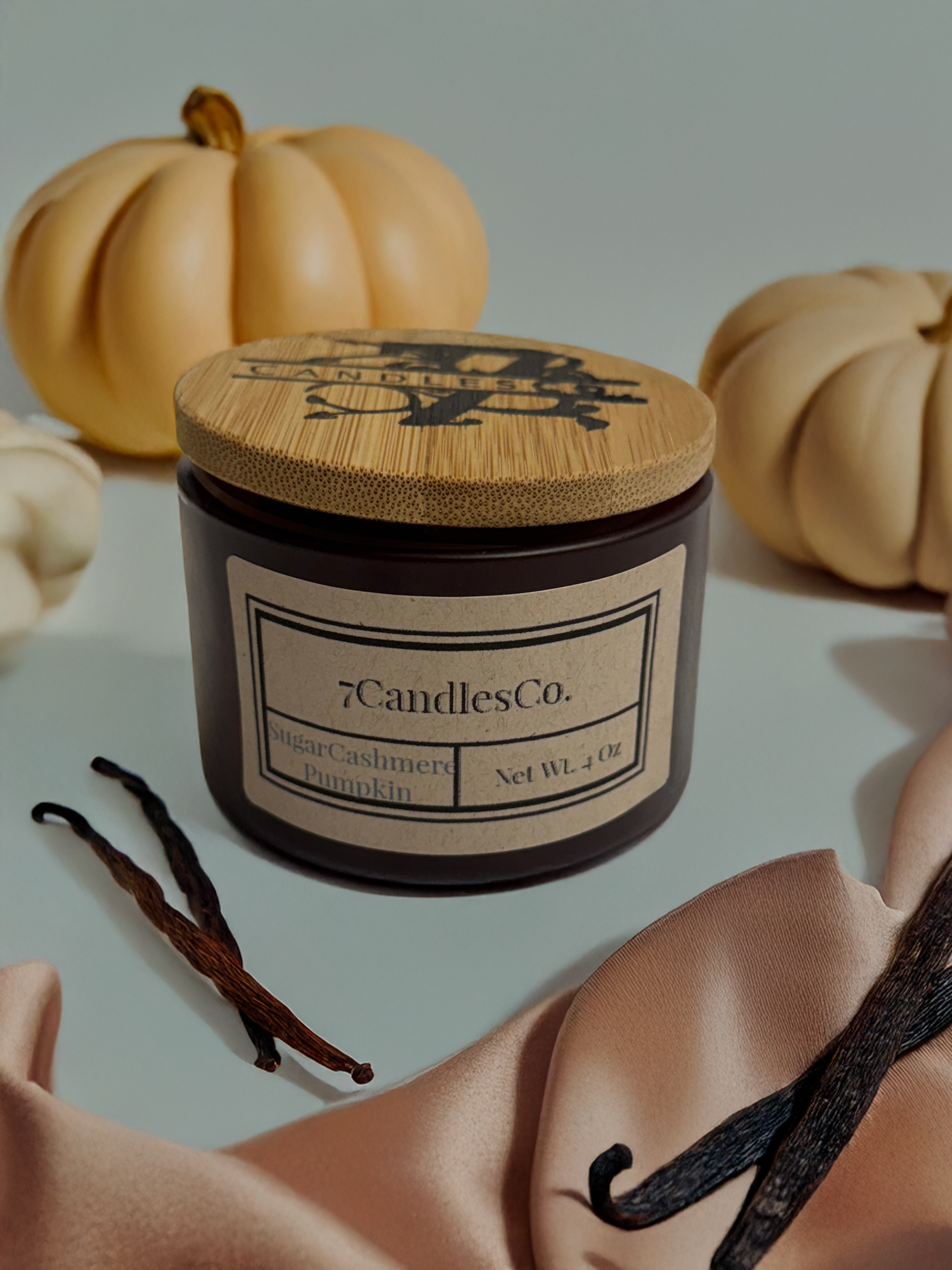 Sugar Cashmere Pumpkin - 4oz Soy Wax Candle