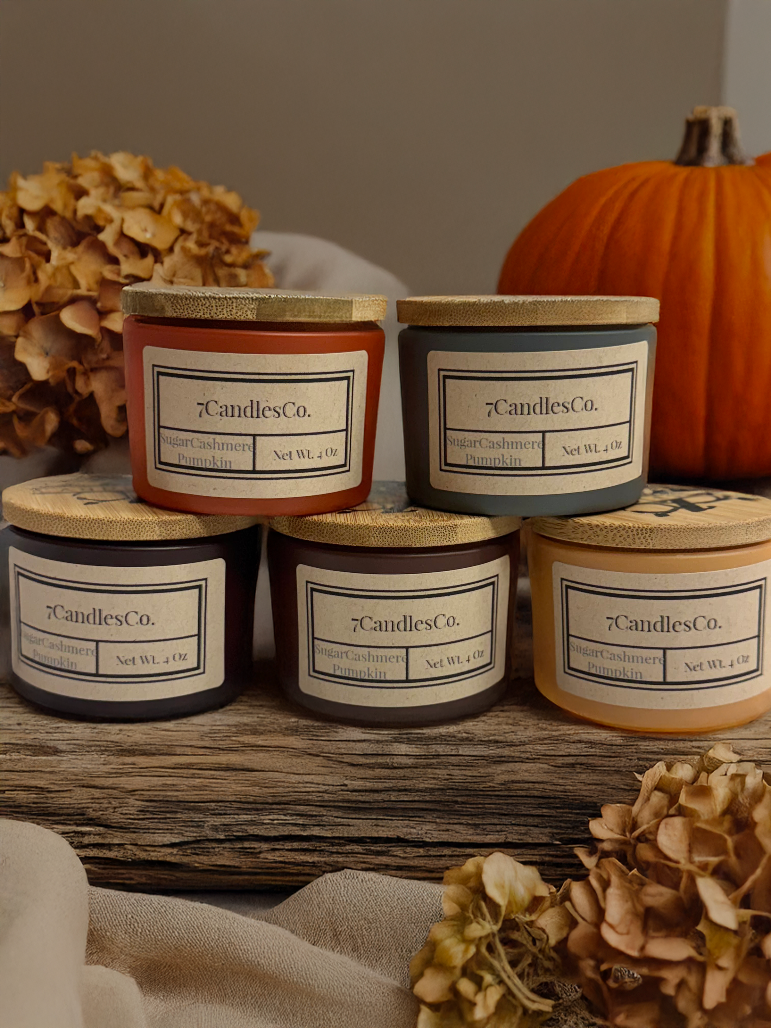 Sugar Cashmere Pumpkin - 4oz Soy Wax Candle