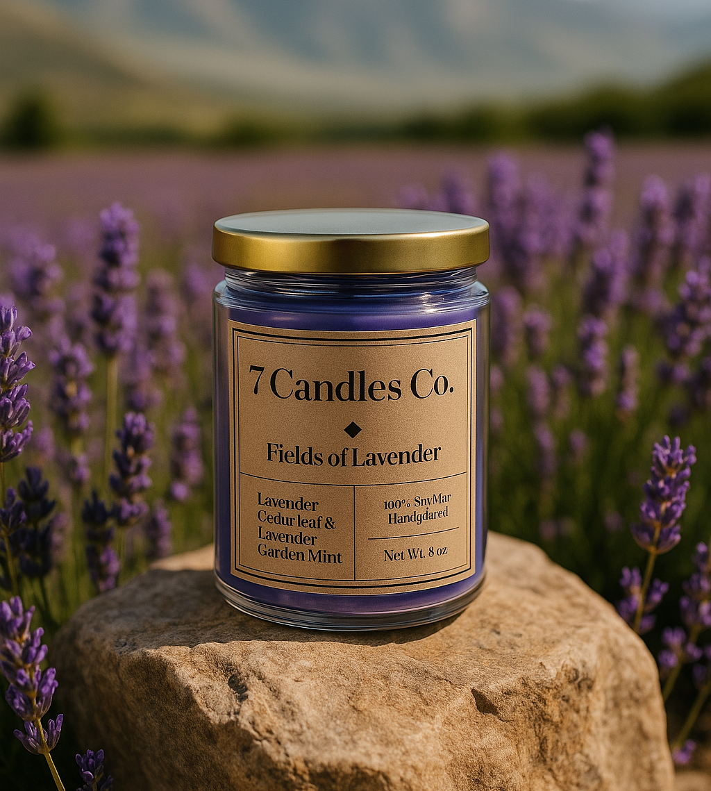 Fields of Lavender – 8oz Soy Candle (Limited - Old Stock)