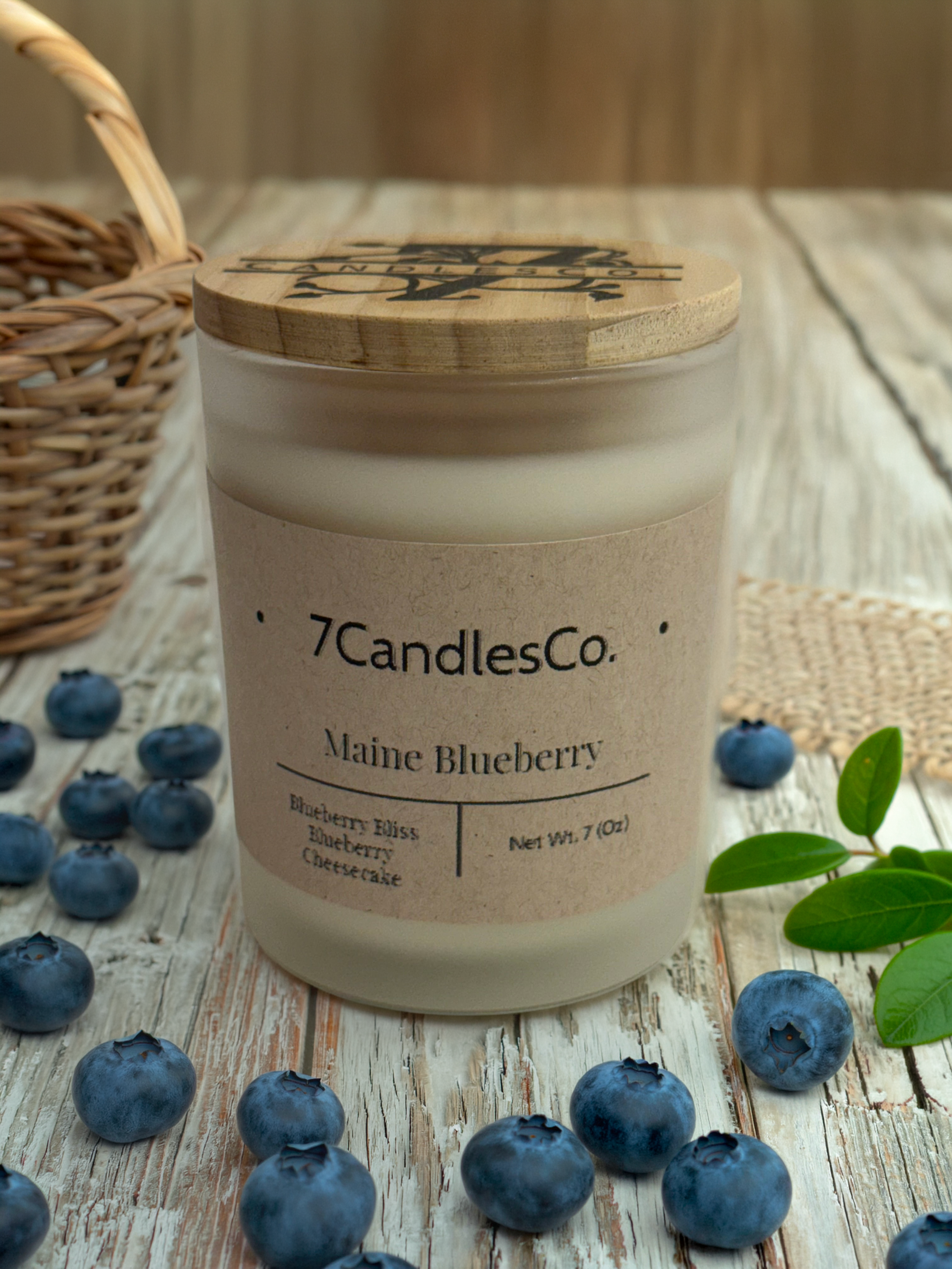 Maine Blueberry – 7oz Soy Candle