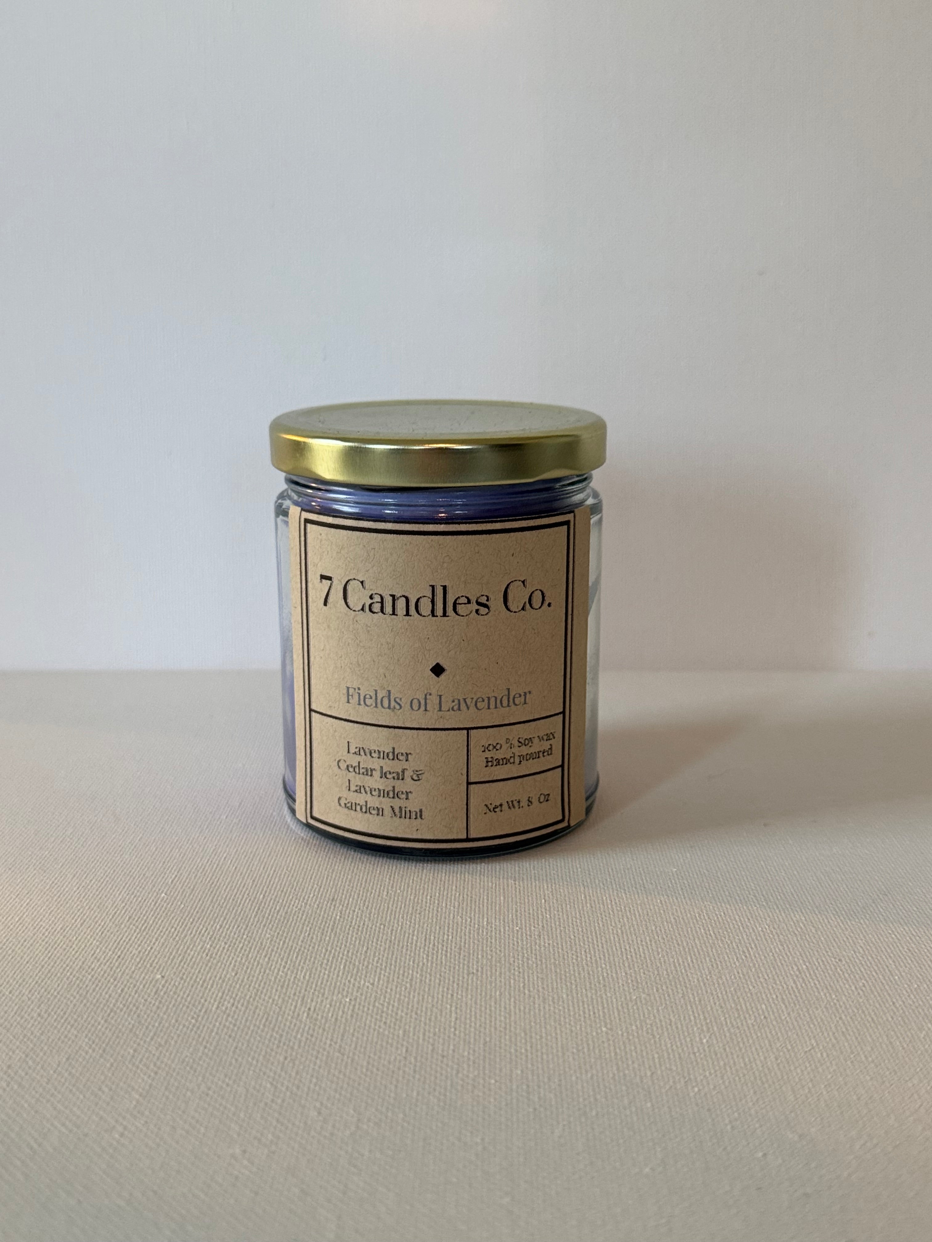 Fields of Lavender – 8oz Soy Candle (Limited - Old Stock)