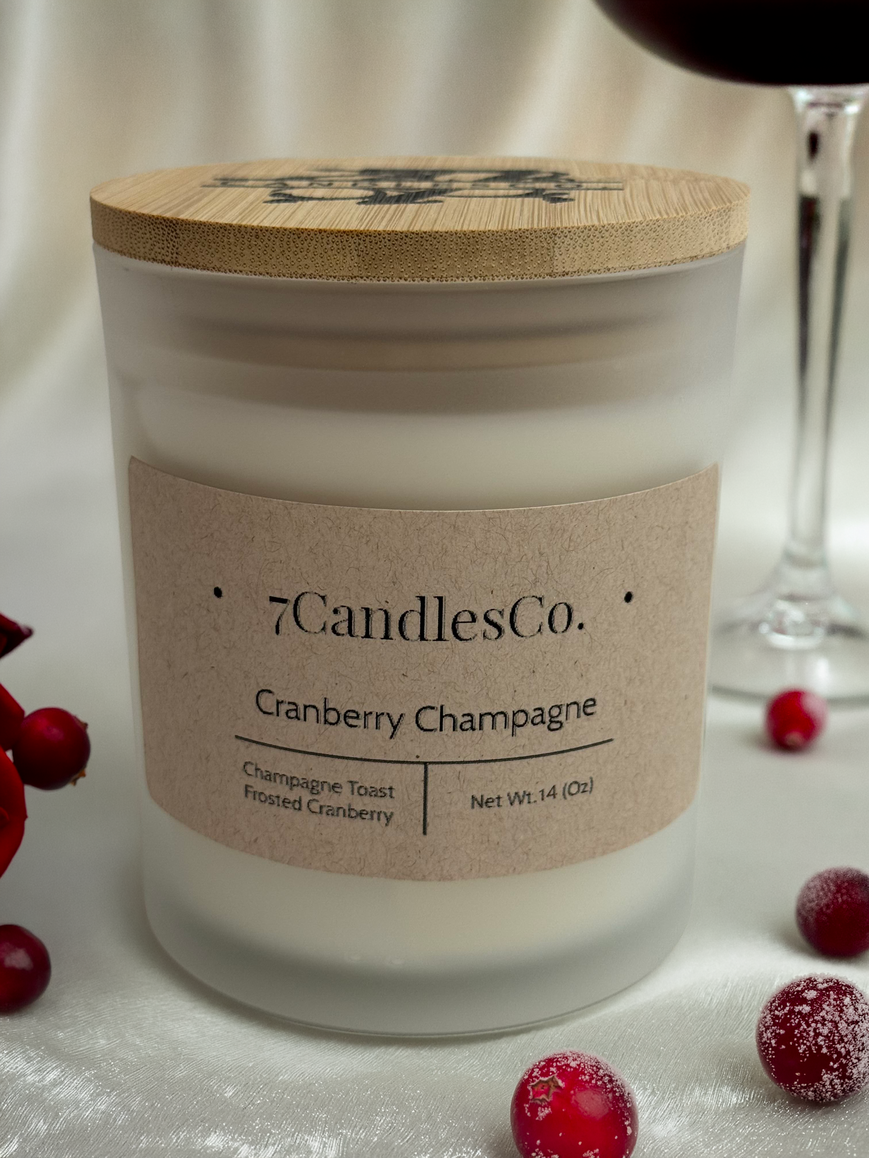 Cranberry Champagne - 14oz Soy Candle